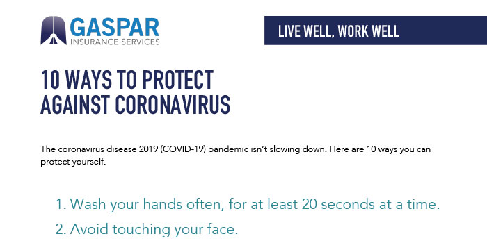 10 Ways to Protect Yourself Against Coronavirus