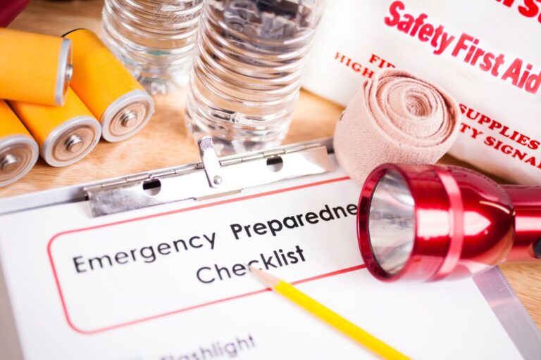 Emergency Preparedness checklist and supplies