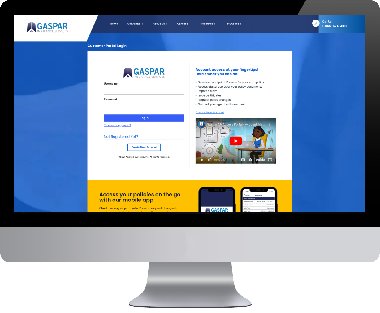 Gaspar Customer Portal - Gaspar Insurance Services