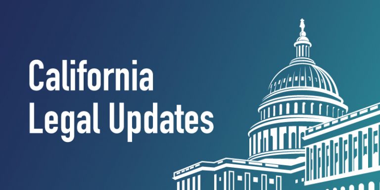 California Legal Updates