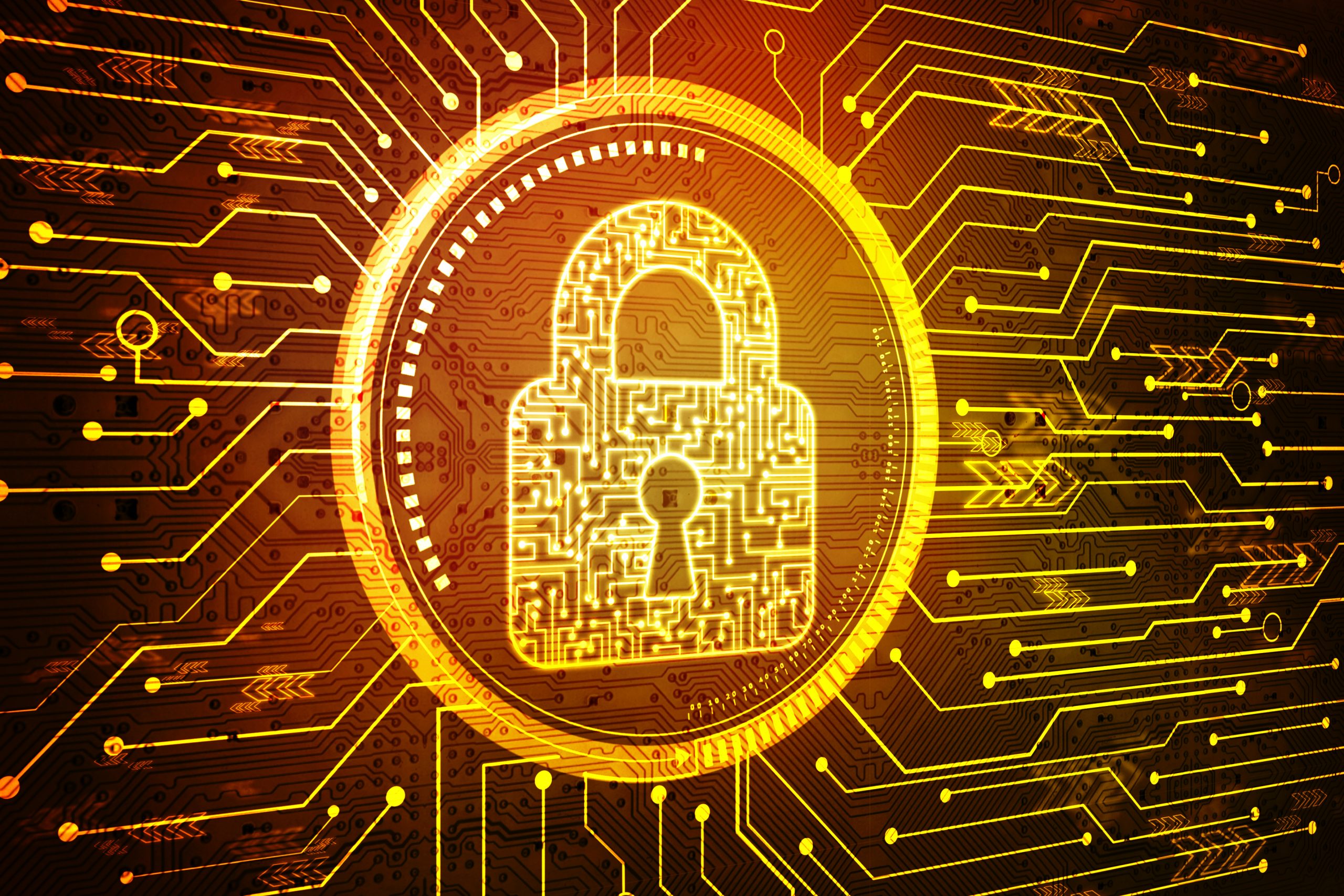 Safety,Concept:,Closed,Padlock,On,Digital,Background